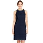 Women's Izod Eyelet Sheath Dress, Size: Large, Blue (navy)