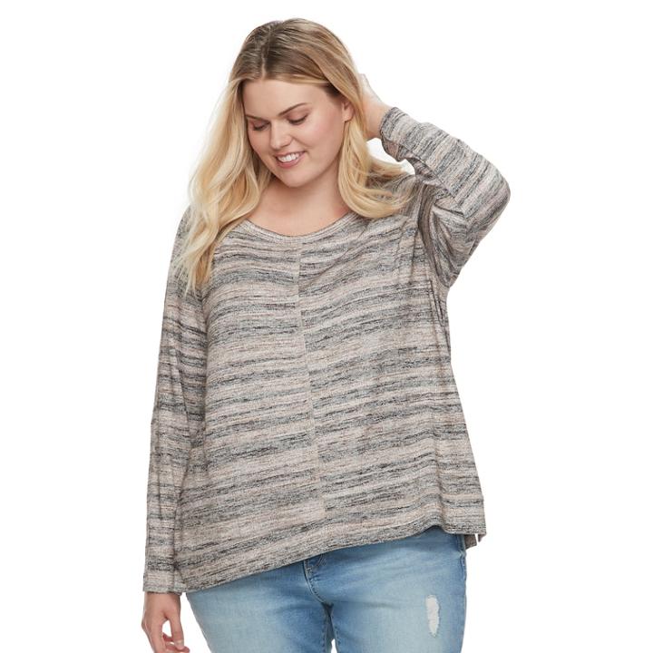 Plus Size Sonoma Goods For Life&trade; Scoopneck Top, Women's, Size: 3xl, Med Green