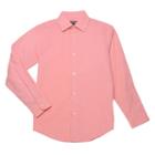 Boys 8-20 Chaps Houndstooth Button-down Shirt, Boy's, Size: 10-12, Med Orange