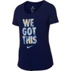 Girls 7-16 Nike We Got This Graphic Tee, Size: Medium, Blue