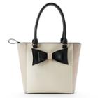Apt. 9&reg; Brooklyn Bow Tote, Women's, White Oth