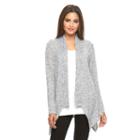 Women's Ab Studio Marled Cozy Cardigan, Size: Regular, Grey