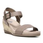 Lifestride Tanglo Women's Wedge Sandals, Size: 6.5 Wide, Brown