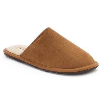 Hideaways By L.b. Evans Pacey Men's Suede Scuff Slippers, Size: 14 Med, Brown