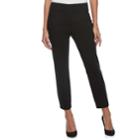 Women's Studio 253 Stretch Ankle Pants, Size: Medium, Black