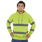 Men's Stanley Classic-fit High-visibility Reflective Hoodie, Size: Medium, Yellow