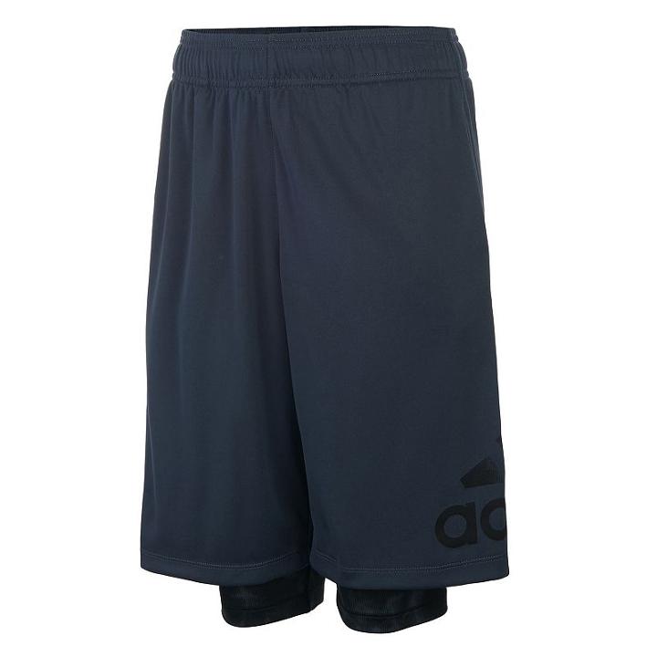 Boys 8-20 Adidas Base Layer Shorts, Boy's, Size: Small, Dark Grey