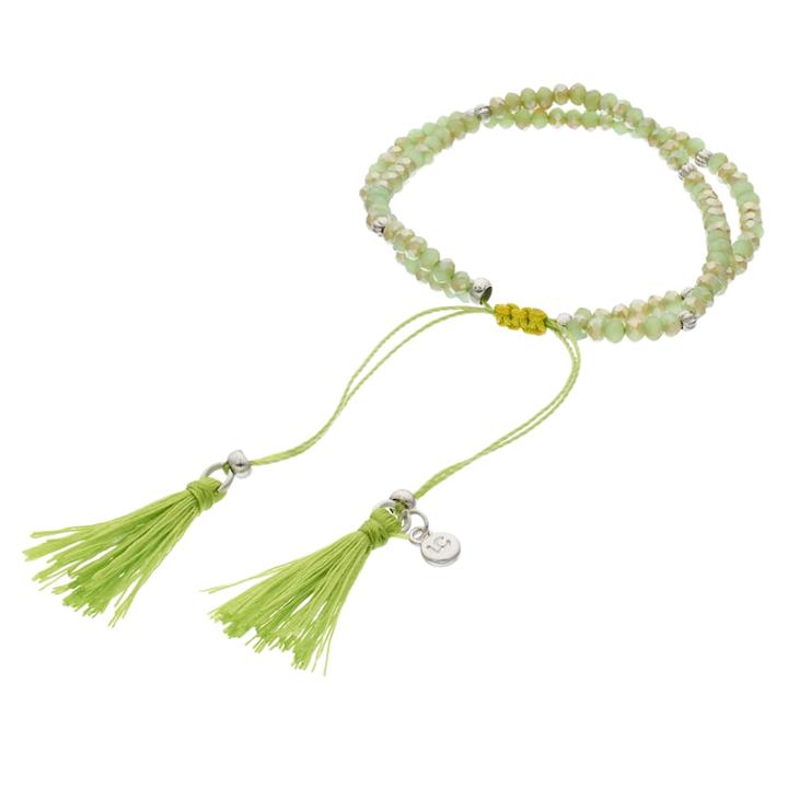 Lc Lauren Conrad Birth Month Tasseled Slipknot Bracelet, Women's, Green