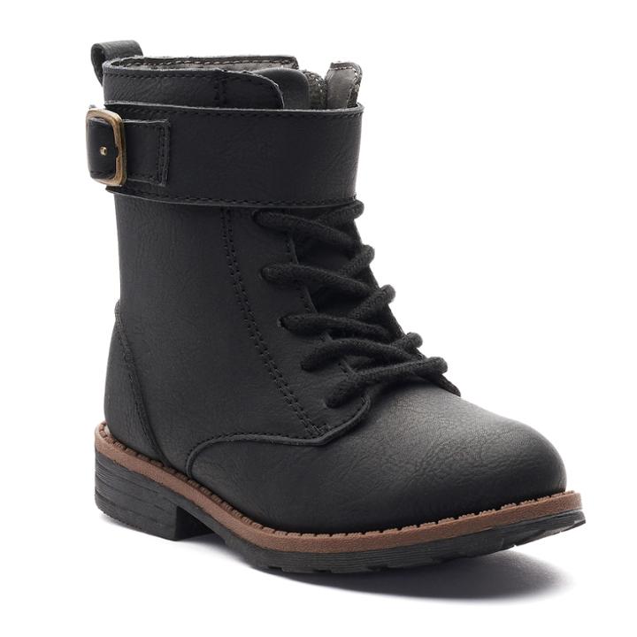 Carter's Comrade 2 Toddler Girls' Casual Boots, Size: 10 T, Black
