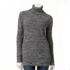 Women's Ab Studio Marled Turtleneck Sweater, Size: Xlrg Av/rg, Multicolor