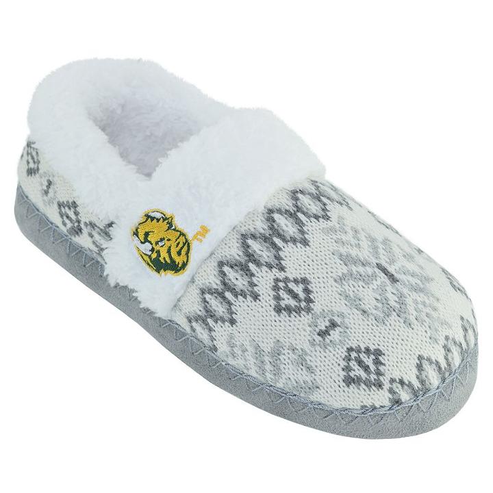 Women's North Dakota State Bison Snowflake Slippers, Size: Large, Nds Team