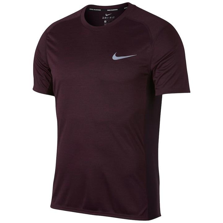 Men's Nike Miller Running Top, Size: Medium, Dark Pink