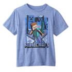 Boys 8-20 Minecraft Vintage Battle Creeper Tee, Boy's, Size: Small, Turquoise/blue (turq/aqua)