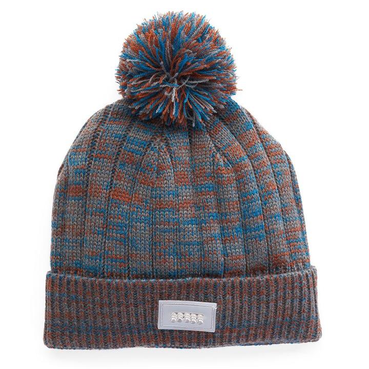 Unisex Muk Luks Led Pom Pom Beanie, Blue Other