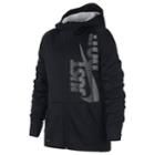 Boys 8-20 Nike Therma Full-zip Hoodie, Size: Small, Grey (charcoal)