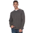 Men's Method Classic-fit Interlock Mock-layer Tee, Size: Xl, Black