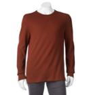 Men's Sonoma Goods For Life&trade; Solid Thermal Tee, Size: Large, Dark Red
