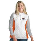 Women's Denver Broncos Tackle Me Quilted Vest, Size: Xxl, White