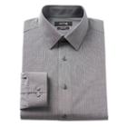 Men's Apt. 9&reg; Slim-fit Dobby Textured Easy-care Dress Shirts, Size: 16.5-34/35, Silver