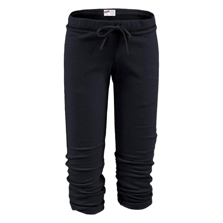 Juniors' Soffe Fleece Football Capris, Kids Unisex, Size: Xl, Black