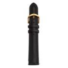 Kreisler Unisex Leather Watch Band - Tx49918bk, Size: 18 Mm, Black