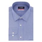 Men's Chaps Regular-fit Wrinkle-free Stretch Collar Dress Shirt, Size: L-34/35, Med Blue