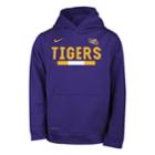 Boys 8-20 Nike Lsu Tigers Therma-fit Hoodie, Size: M 10-12, Purple