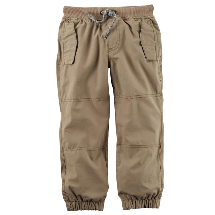 Boys 4-8 Carter's Lined Pants, Size: 5, Med Beige