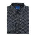 Men's Apt. 9&reg; Slim-fit Premier Flex Collar Stretch Dress Shirt, Size: 16-32/33, Black