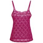 Women's Cosabella Amore Adore Lace Camisole, Size: Large, Dark Red