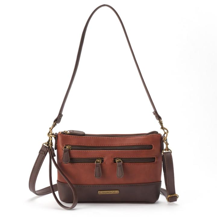 Stone & Co. Leather 4-bagger Phone Charging Convertible Crossbody Bag, Women's, Med Brown