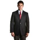 Men's Jean-paul Germain Traditional Blazer, Size: 48 Long, Black