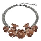 Simply Vera Vera Wang Multi Strand Pink Floral Statement Necklace, Women's