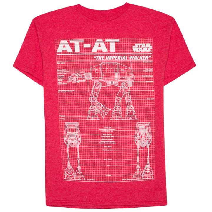 Boys 8-20 Star Wars At-at Walker Tee, Size: Medium, Med Pink