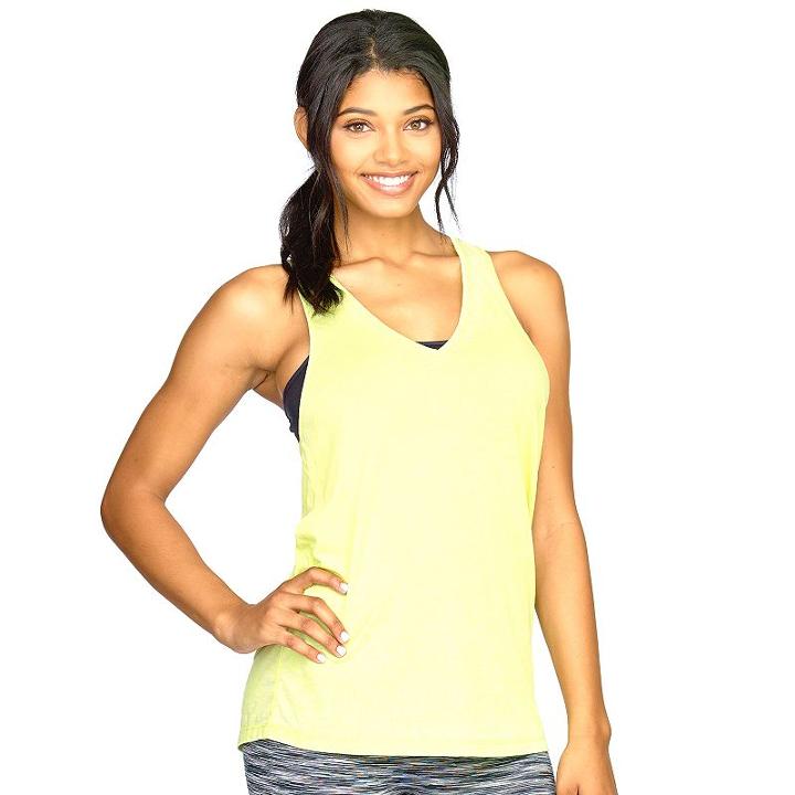 Women's Colosseum Flaunt It Yoga Tank, Size: Xl, Med Green
