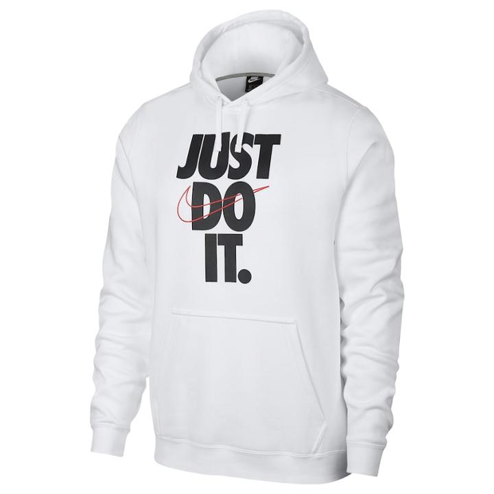 Men's Nike Pull-over Hoodie, Size: Large, White