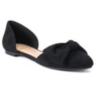 Lc Lauren Conrad Gazania Women's D'orsay Flats, Size: 7, Black