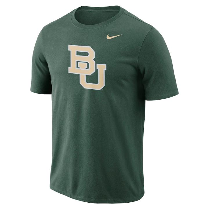 Men's Nike Baylor Bears Logo Tee, Size: Large, Bay Green