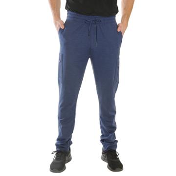 Men's Mountain And Isles Stretch Melange Cargo Jogger Pants, Size: Large, Blue (navy)