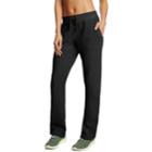 Women's Champion Fleece Lounge Pants, Size: Large, Black