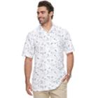 Big & Tall Haggar Regular-fit Button-down Camp Shirt, Men's, Size: 2xb, White