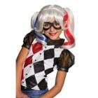 Kids Dc Super Hero Girls Harley Quinn Costume Wig, Black