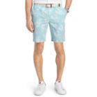 Men's Izod Schiffli Classic-fit Flat-front Shorts, Size: 32, Blue Other