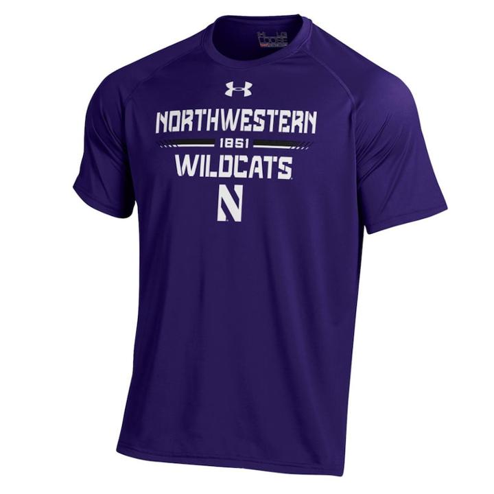Men's Under Armour Northwestern Wildcats Tee, Size: Xxl, Purple