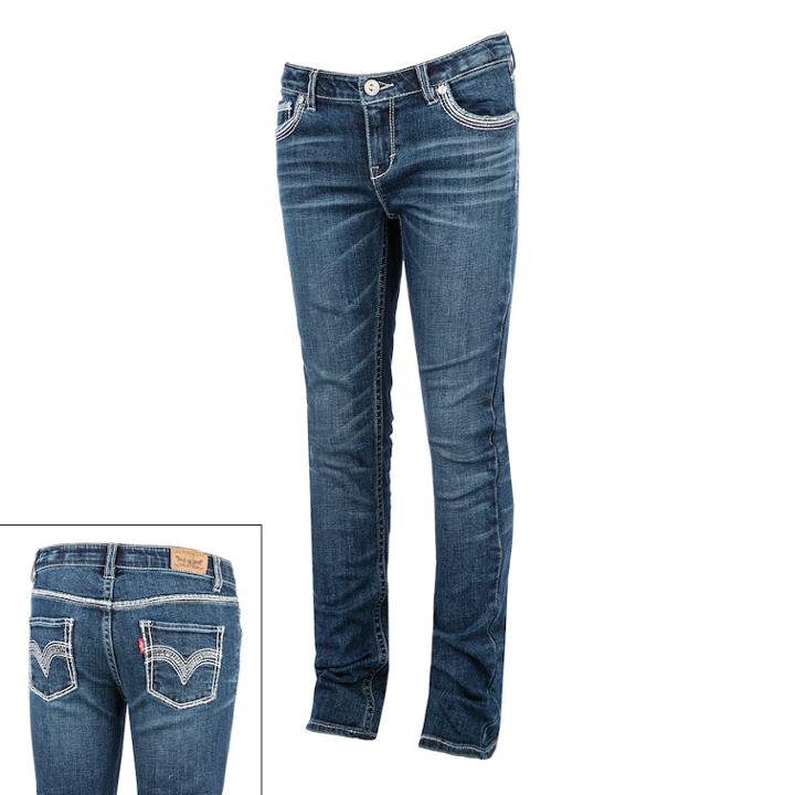 Levi's Rene Rhinestone Skinny Jeans - Girls 7-16, Size: 16, Brt Blue