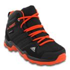 Adidas Outdoor Terrex Ax2r Mid Cp Boys' Waterproof Hiking Boots, Size: 4, Black