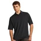 Men's Antigua Pique Performance Golf Polo, Size: 3xl, Grey (charcoal)