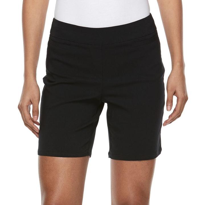 Women's Dana Buchman Pull-on Shorts, Size: Small, Black