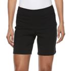 Women's Dana Buchman Pull-on Shorts, Size: Small, Black