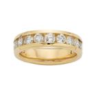 14k Gold 2 Carat T.w. Diamond Anniversary Ring, Women's, Size: 8.50, White